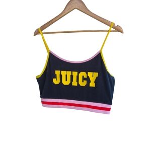 Vintage Juicy Couture Terrycloth Cropped Tank TopJuicy Couture Colorful Crop Top